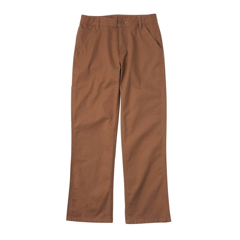 Carhartt Boys' Rugged Flex Canvas Utility Work Pants - Durable & Comfortable for Outdoor Activities, School & Play