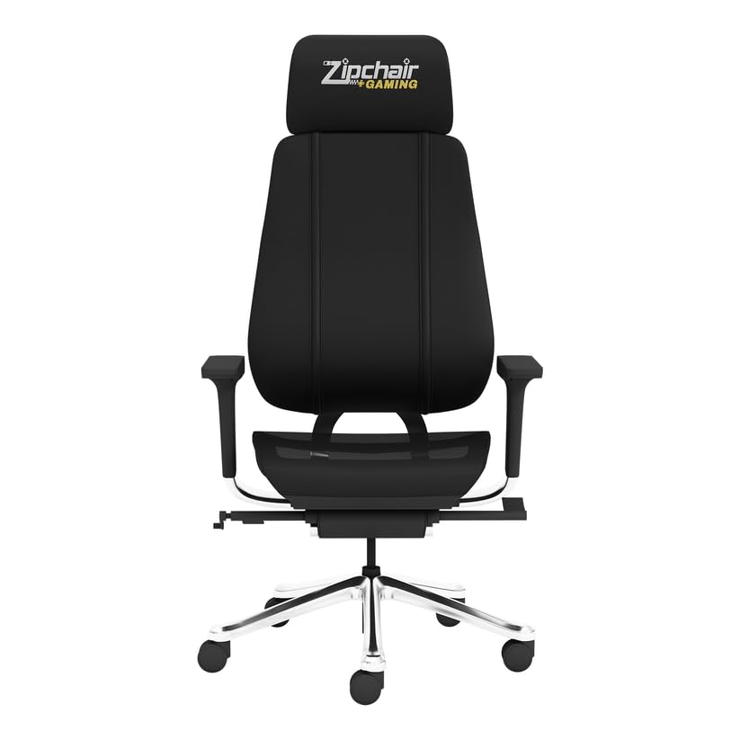 PhantomX Black Mesh Gaming Chair with Kansas City Chiefs Logo - Ergonomic Office Chair for PC & Console Gamers - Perfect for Home, Office, and Esports Tournaments