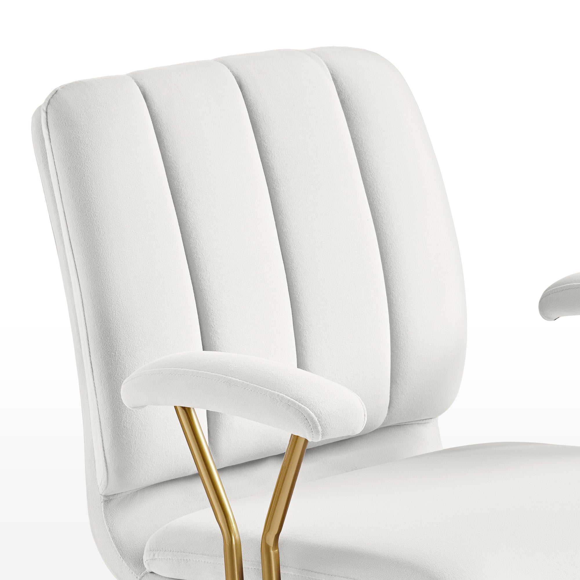 Premium Adena Velvet Office Chair - Ergonomic Desk Chair with Lumbar Support for Home & Office Workspaces | Perfect for Remote Work, Gaming & Study