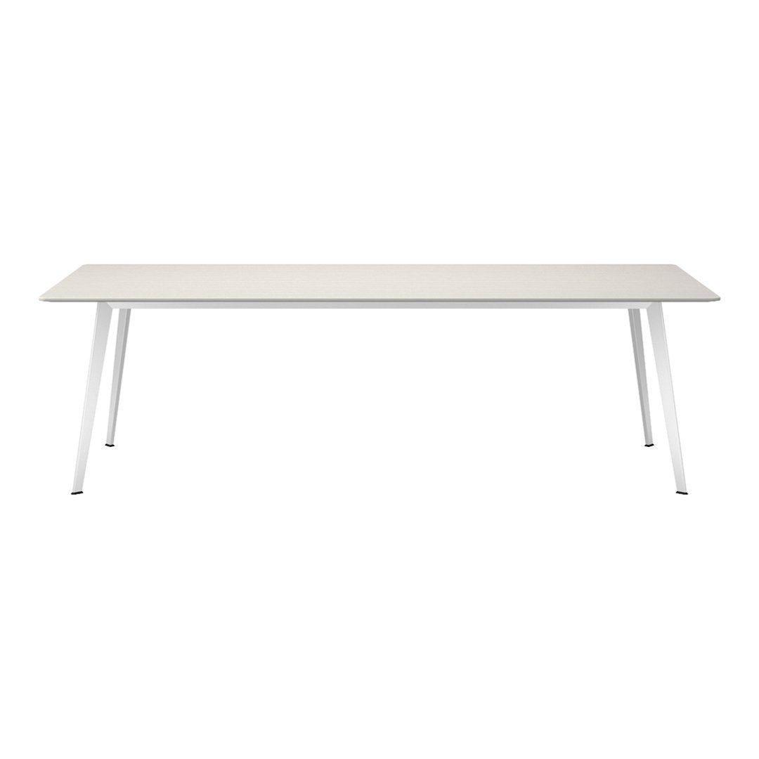 Modern Rectangular JW Dining Table - Solid Wood Kitchen Table for 6-8 People - Perfect for Family Dinners & Entertaining Guests