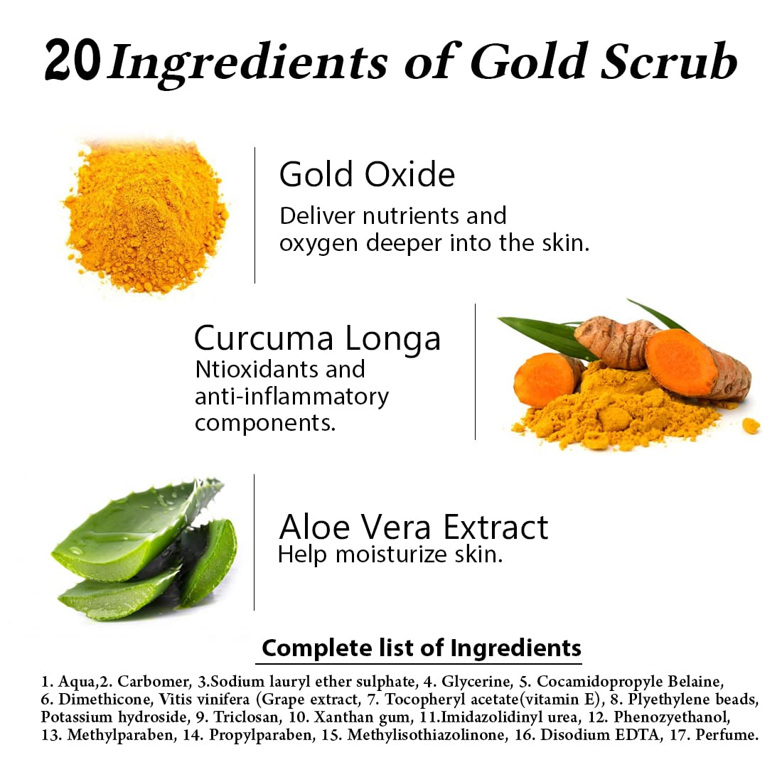 Lilium Radiant Gold Face Scrub 250g - Deep Exfoliating Cleanser for Dead Skin Removal, Tan & Blackhead Treatment | Natural, Paraben-Free Formula | Perfect for Daily Skincare Routine & Spa Days