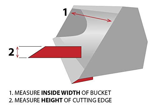 **Heavy Duty Bucket Tooth Bar for Sub-Compact Tractor – 57 Inch Green Replacement Edge, Fits 1/2