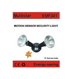 EWI EMF341 Motion Sensor Security Light 220V - Outdoor LED Flood Light with PIR Motion Detection for Home, Garage, and Yard Security - Weatherproof & Energy-Efficient