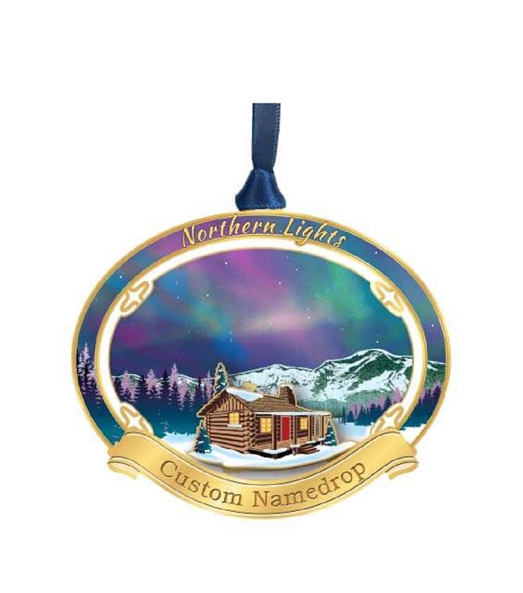 Northern Lights Hanging Ornament - 3D Aurora Borealis Decor for Christmas Tree, Home, Party & Wedding (Set of 6) - Perfect for Holiday Decorations, Gift Giving & Festive Celebrations