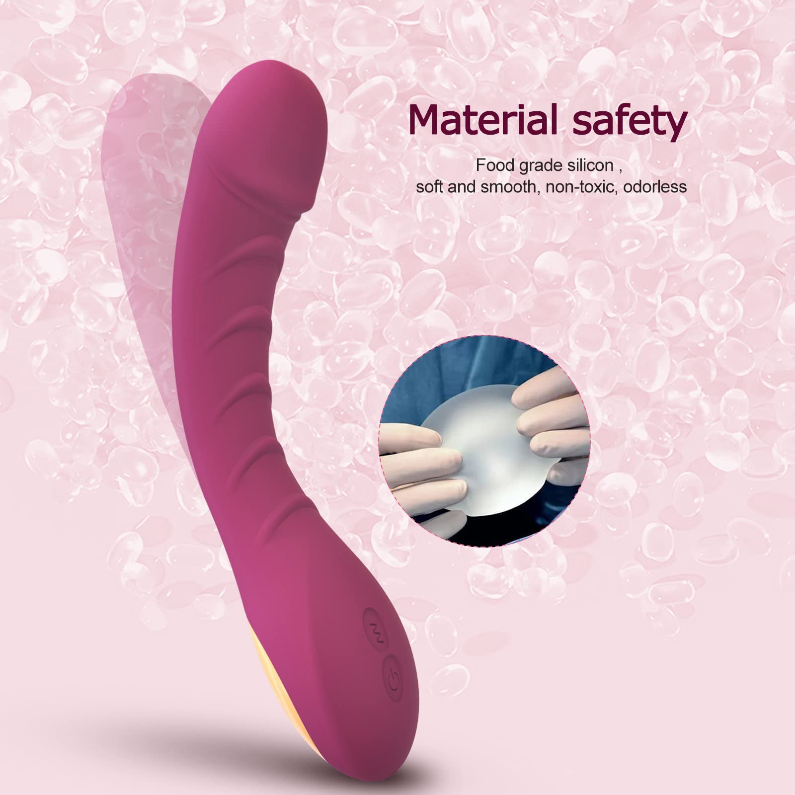 Rechargeable G Spot Vibrator - 12 Speeds for Clit & Vagina Stimulation | Women & Couples Sex Toy for Bedroom Pleasure
