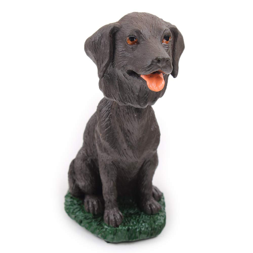 Chocolate Lab Dog Bobblehead - Cute Dashboard Decor & Desk Accessory for Pet Lovers | Perfect for Car, Office, or Home Decoration