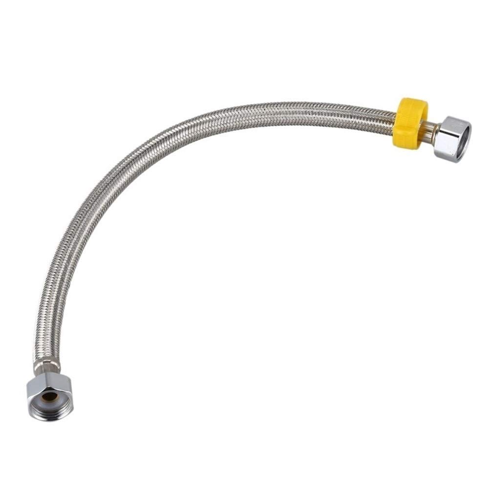 Basic Durable Cell Phone Cases & Flexible Braided Shower Hose - 40cm Silver Water Heater Pipe for Bathroom Accessories | Perfect for Home, RV, and Gym Showers