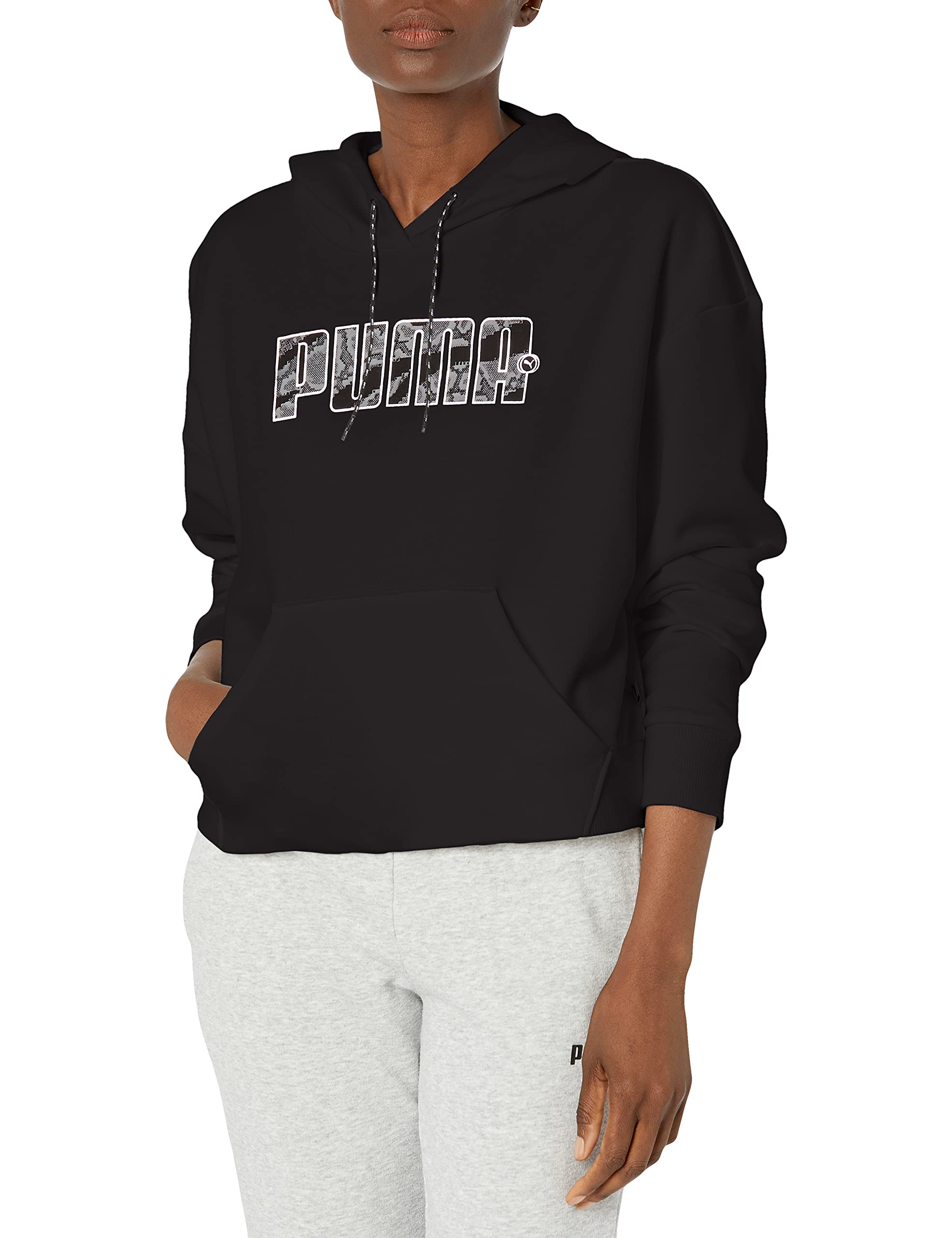 PUMA Women's Rebel Hoodie - Soft Fleece Pullover Sweatshirt with Kangaroo Pocket | Casual Streetwear for Running, Gym & Everyday Comfort