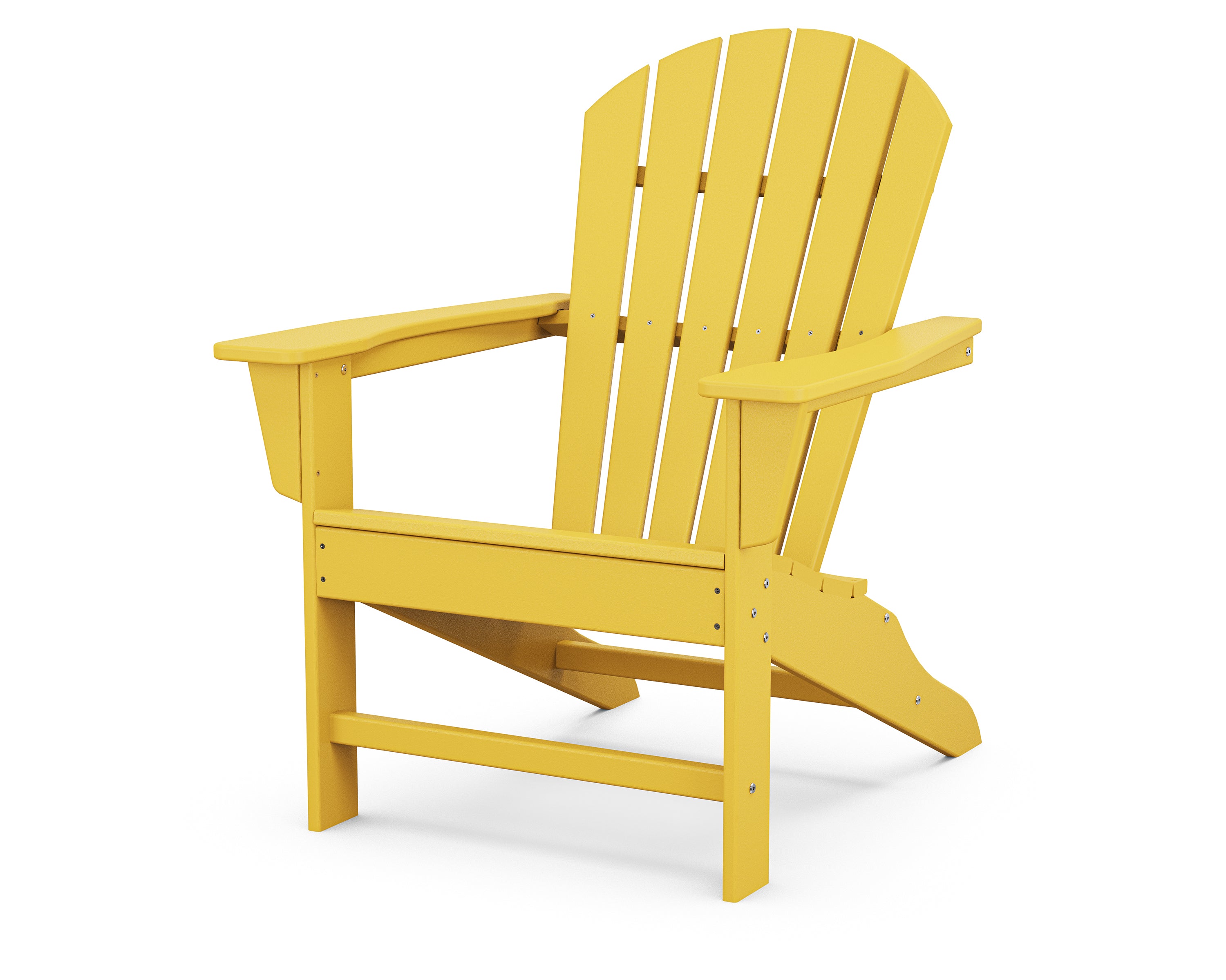POLYWOOD South Beach Adirondack Chair - Durable Outdoor Furniture, All-Weather Resin, Comfortable Patio Seating for Poolside, Garden & Backyard Relaxation