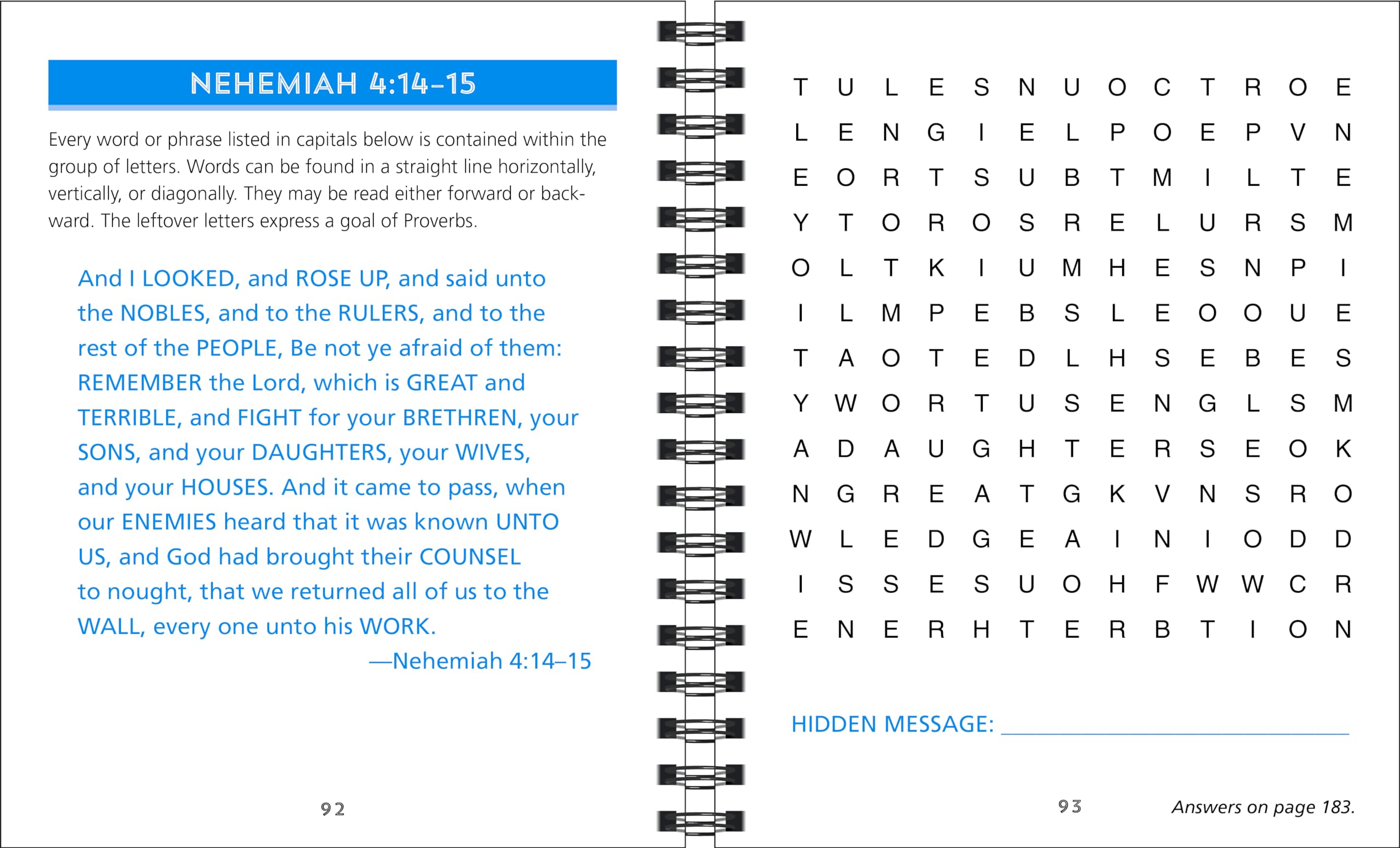Large Print Bible Word Search Puzzle Book - Fun & Challenging Brain Games for Adults & Seniors (Blue) | Perfect for Relaxation, Bible Study & Mental Stimulation