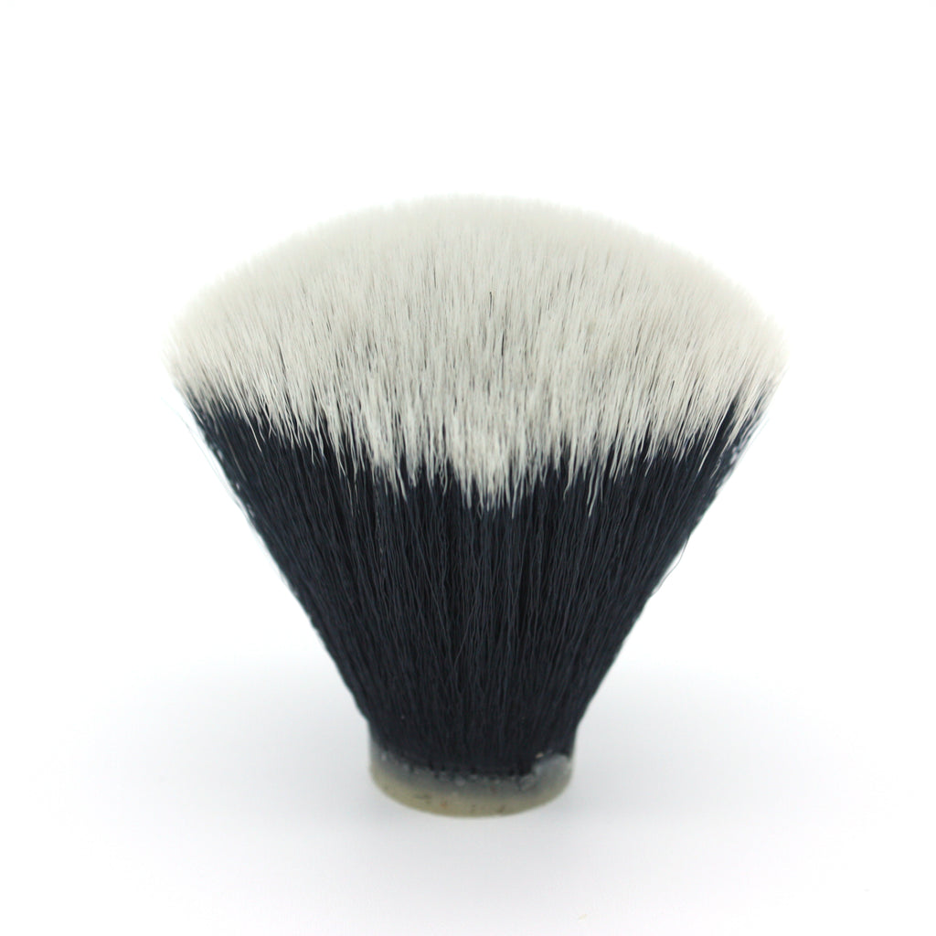 AP Shave Co. 24mm Tuxedo Fan Synthetic Shaving Brush Knot (Wholesale) - Perfect for Wet Shaving, Beard Grooming & Luxury Skincare Routine