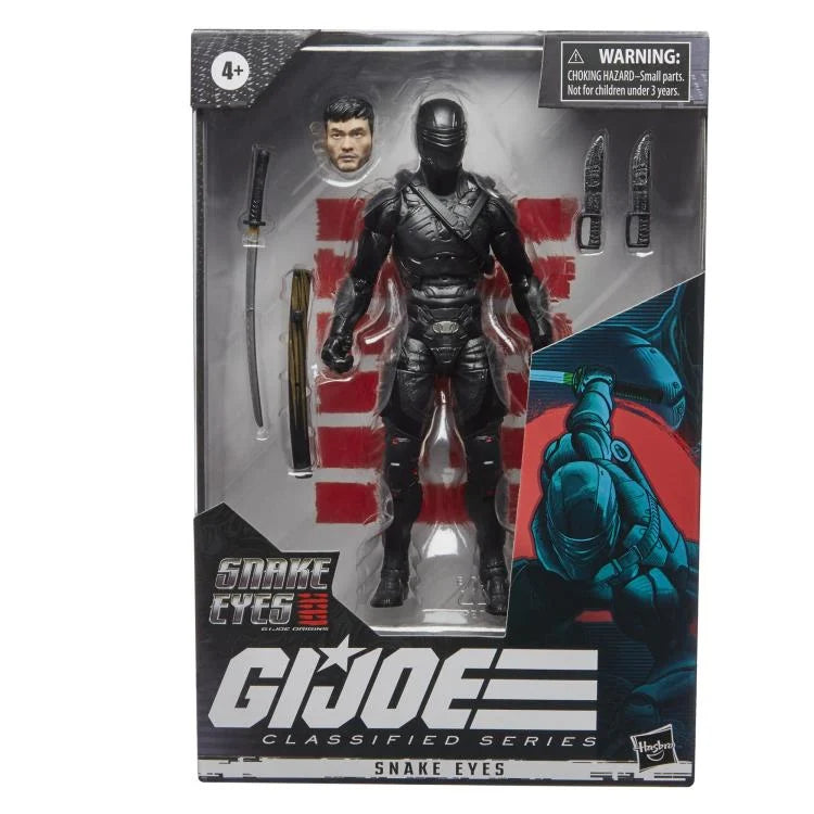 G.I. Joe Classified Series Snake Eyes Action Figure (Origins Version) - Collectible Toy for Display & Play | Perfect for Fans & Collectors