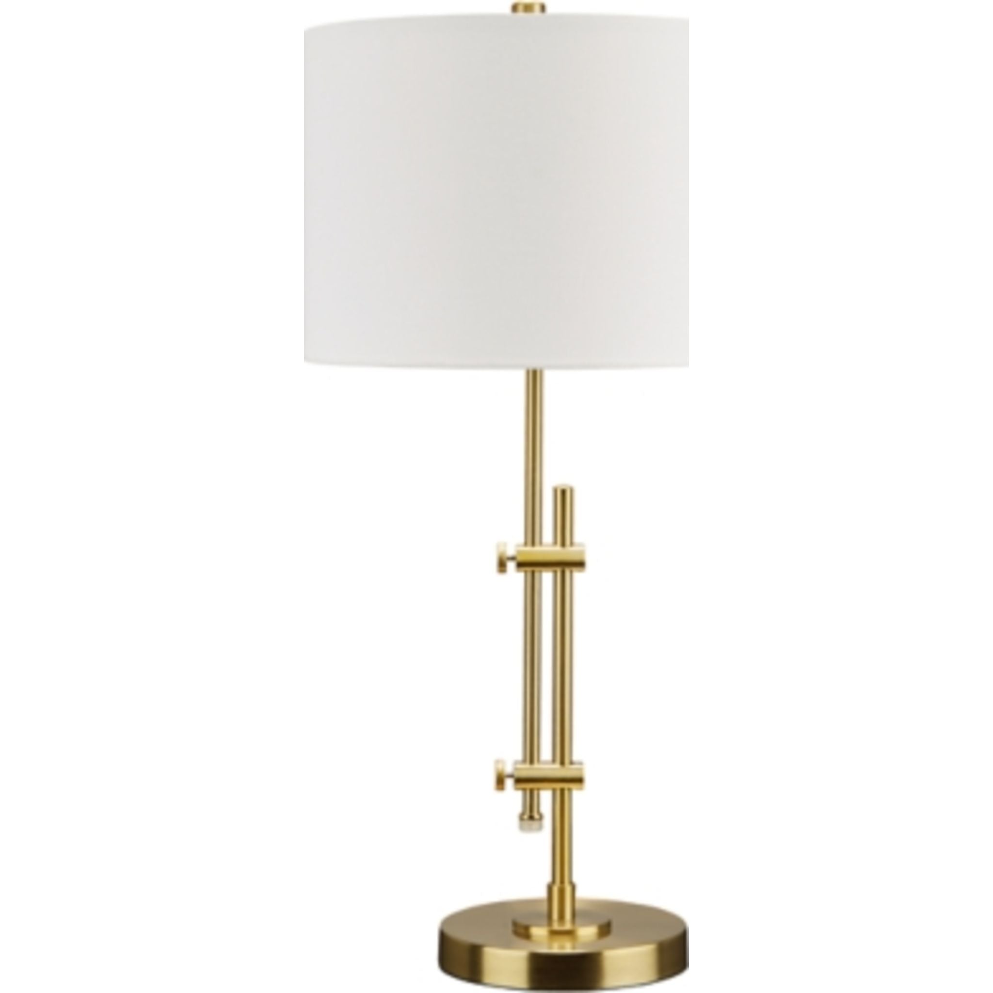 Baronvale Modern Table Lamp - 27.5 Inch Height, Adjustable Brightness for Bedroom, Living Room & Office - Energy Efficient LED Desk Light with Touch Control