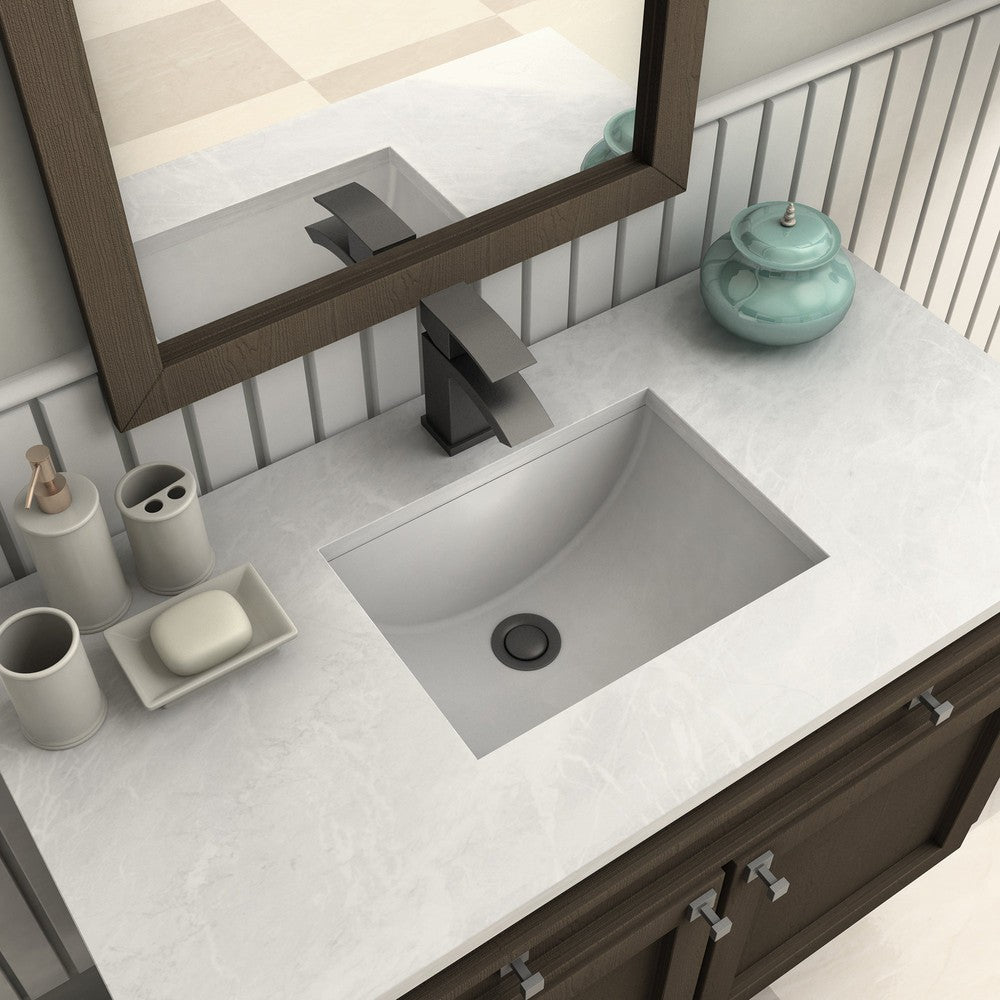 ZLINE Zephyr Matte Black Single Handle Bathroom Faucet - Modern Waterfall Spout Design for Bathroom Sink & Vanity (ZEP BF MB) | Perfect for Contemporary Home & Hotel Renovations