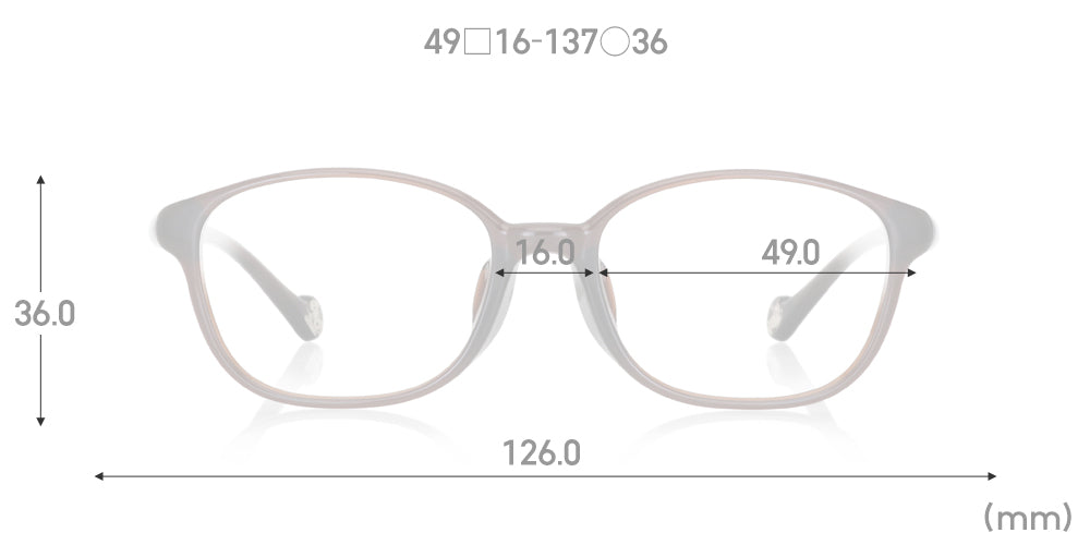 JINS x Disney Mickey & Minnie Kids Glasses Frame 021 286 - Stylish & Comfortable Eyewear for School, Reading & Outdoor Activities