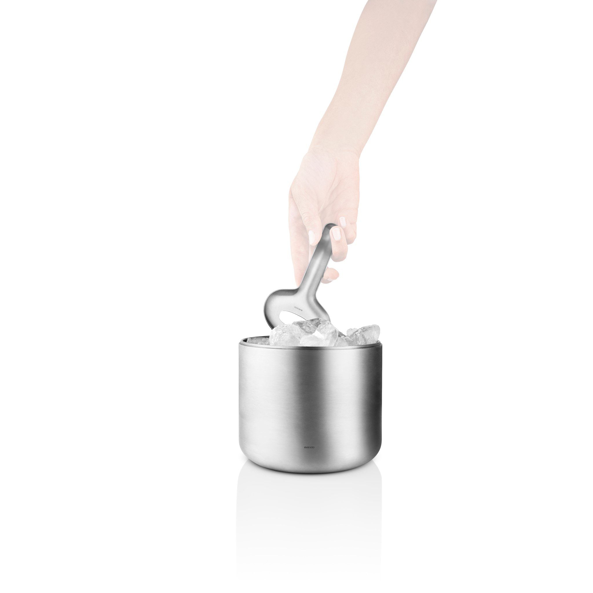 EVA SOLO Insulated Ice Bucket - Premium Stainless Steel Wine Chiller with Lid, Perfect for Parties, Picnics & Outdoor Entertaining