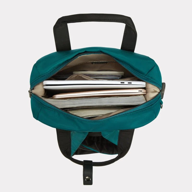Travelon Anti-Theft Addison Large Backpack - Secure & Stylish Travel Backpack for Women & Men, Water-Resistant with RFID Blocking Technology - Perfect for Commuting, Business Trips & International Travel