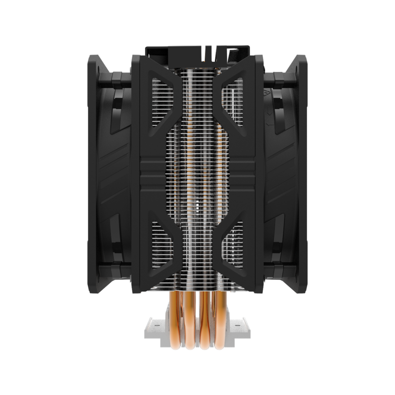 Cooler Master Hyper 212 LED Turbo ARGB CPU Cooler - 120mm PWM Fan, 4 Heat Pipes, RGB Lighting, Universal Socket Support (LGA 1700/AM5) - Perfect for Gaming PCs & High-Performance Builds