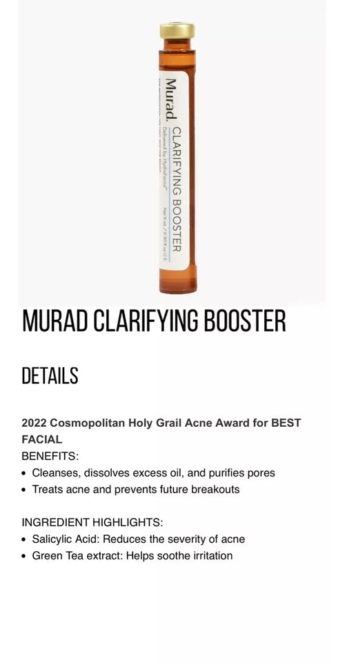 Hydrafacial MD Serum Boosters (Box of 6) - Professional Skincare Treatment for Glowing Skin - Perfect for Spa, Clinic & At-Home Facial Care