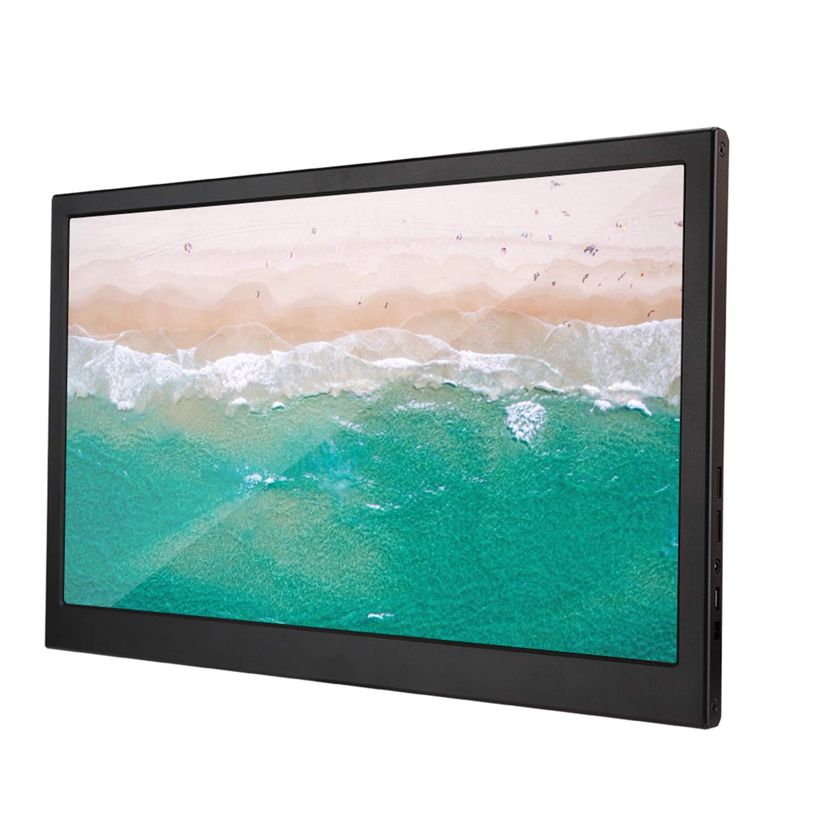15.6 Inch IPS HDMI Computer Monitor - 1080P Full HD 4K UHD Portable USB Screen with WLED Backlight, Built-in Speakers & 3.5mm Headphone Jack | Ideal for Gaming PC, CCTV Camera, Industrial Display & Office Workstation