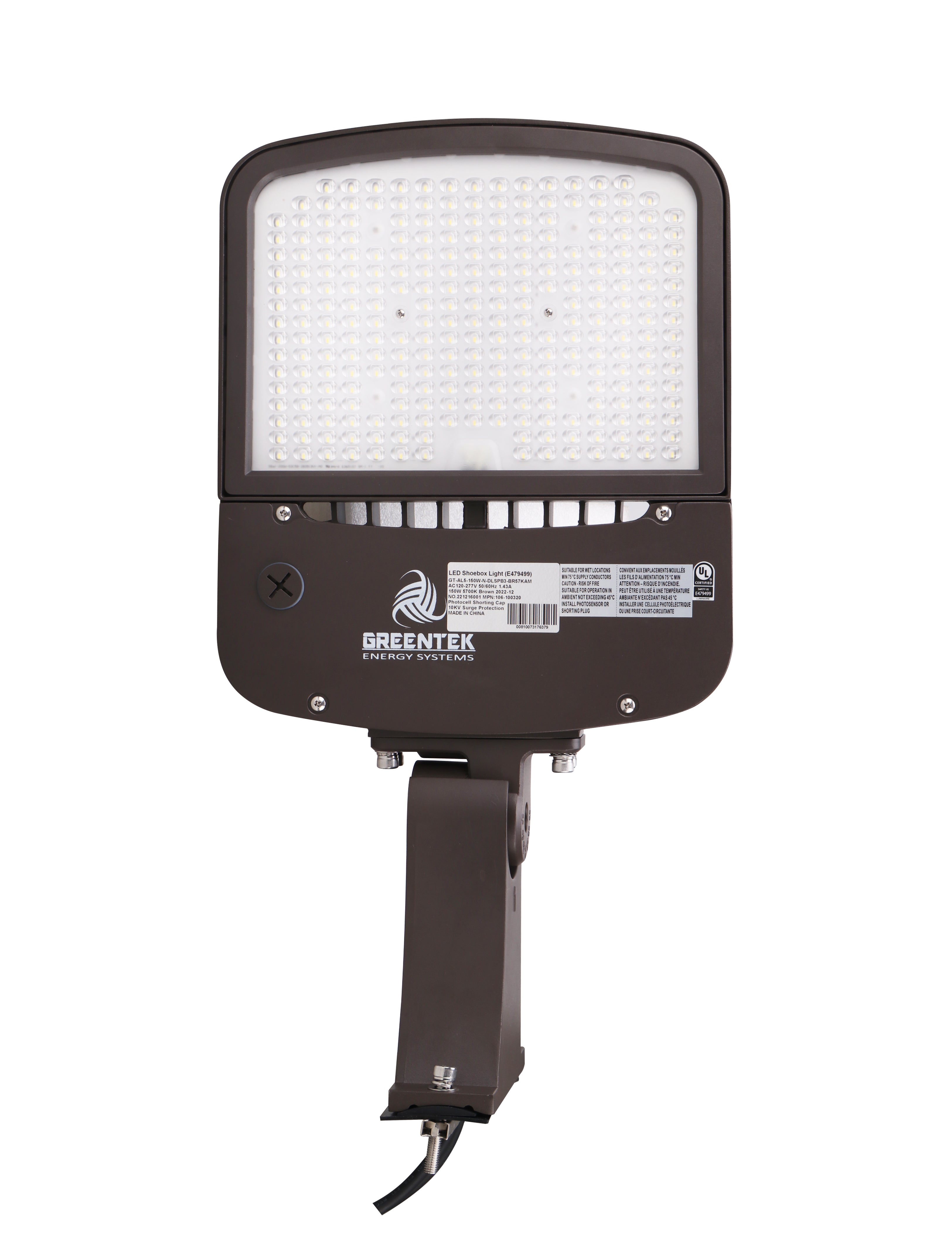 200W LED Street Light - 28,700 Lumens - Shorting Cap & Direct Mount - AL5 Series - UL & DLC 5.1 Certified - Perfect for Parking Lots, Roadways & Outdoor Security Lighting