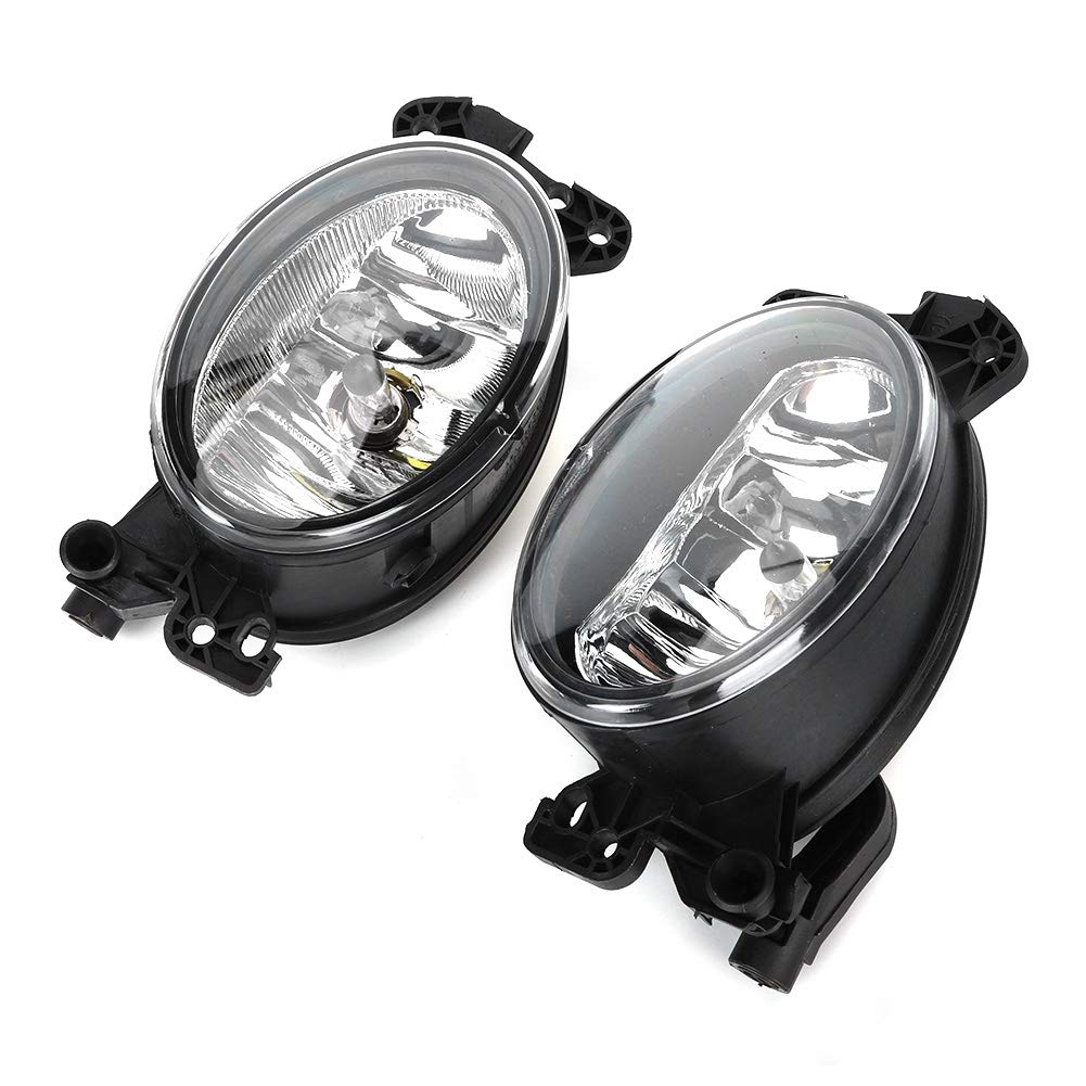 Tbest Fog Light Assembly - Pair of Fog Lights with Bulbs Included - Compatible with Mercedes-Benz W211 E350 E550 2007-2009 (A1698201656, A1698201556) - Perfect for Night Driving and Foggy Conditions