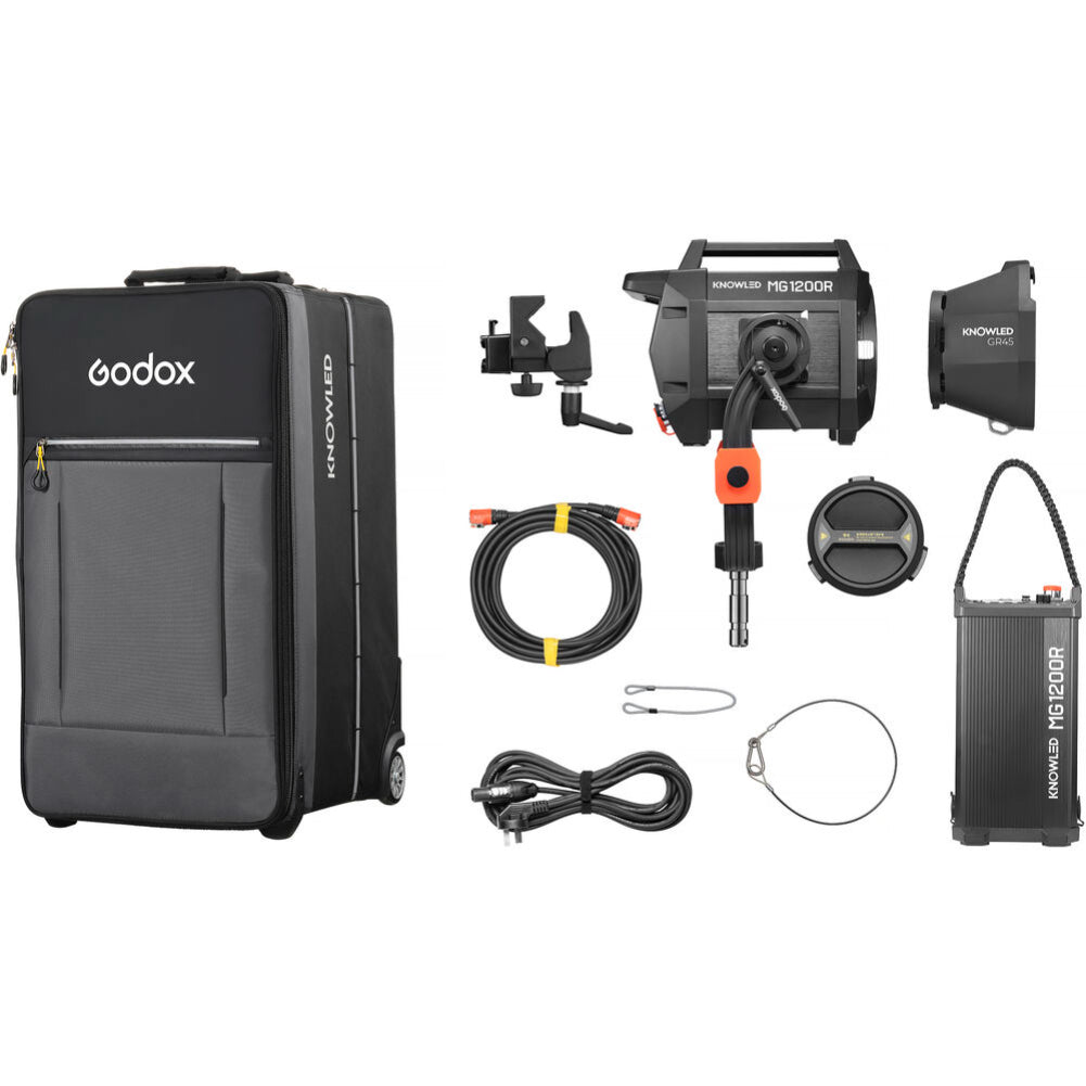 Godox KNOWLED MG1200R RGB LED Monolight with Carry Bag - 1200W Studio Strobe Light for Photography, Video & YouTube Content Creation - Perfect for Portrait, Product & Commercial Shooting
