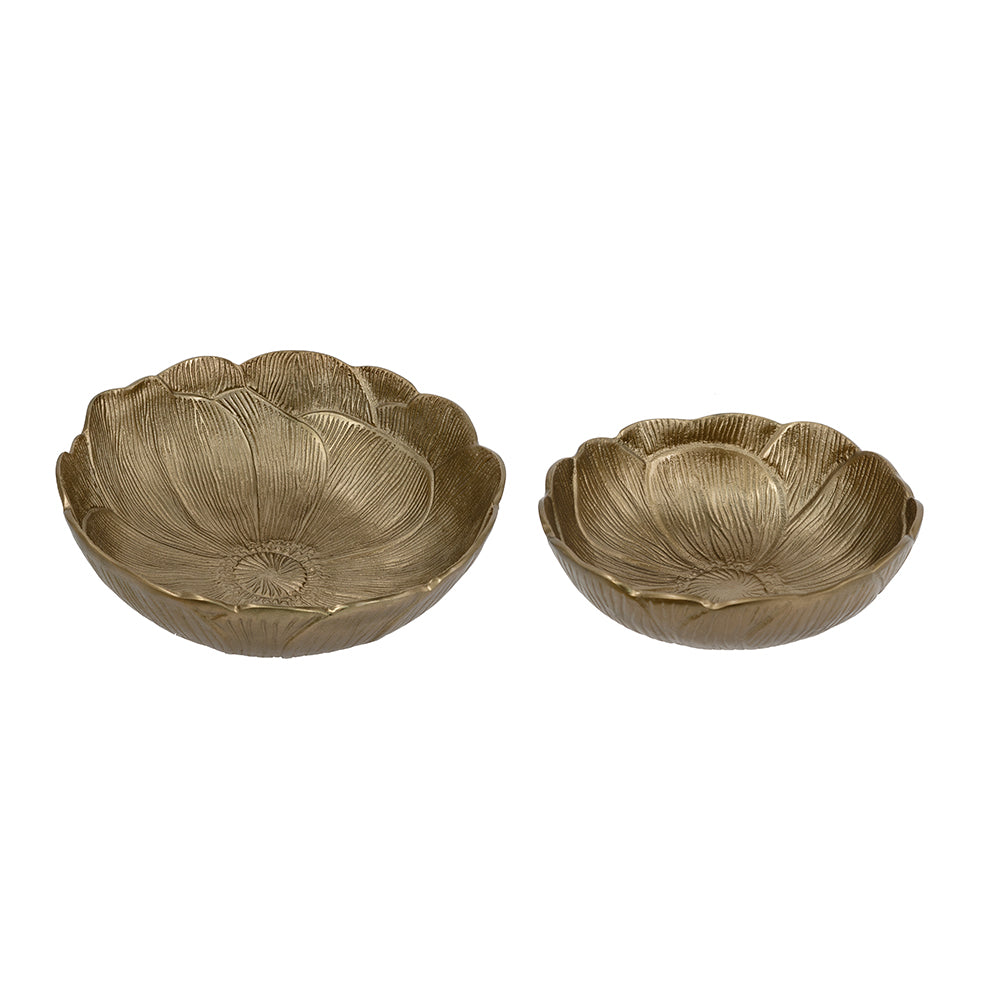 Elegant Floral Aluminum Bowl - Lightweight & Durable Serving Dish for Salads, Fruits, Snacks - Perfect for Parties, Picnics, Home Decor