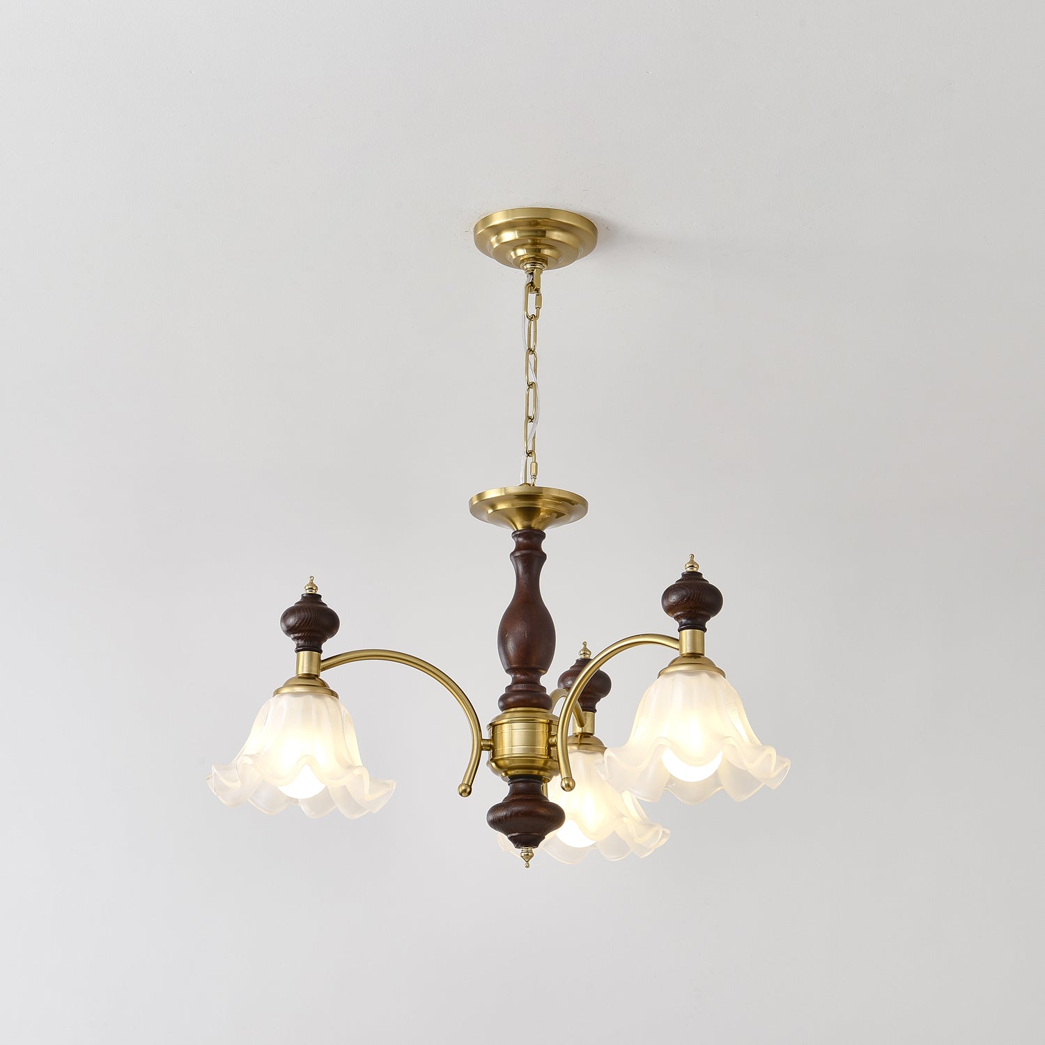 Elegant Blossom Flowers Chandelier - Floral Crystal Ceiling Light Fixture for Dining Room, Bedroom & Living Room Decor