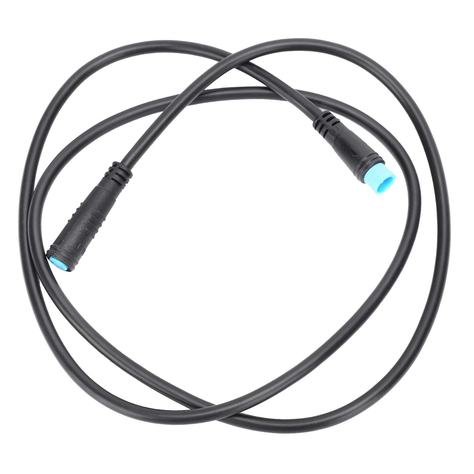 Waterproof 4-Pin Male to Female Electric Bicycle Cable Connector - 34.3in E-Bike Wiring Harness Adapter for Battery, Motor & Display Connections - Perfect for Commuting, Off-Road & Urban E-Bike Upgrades