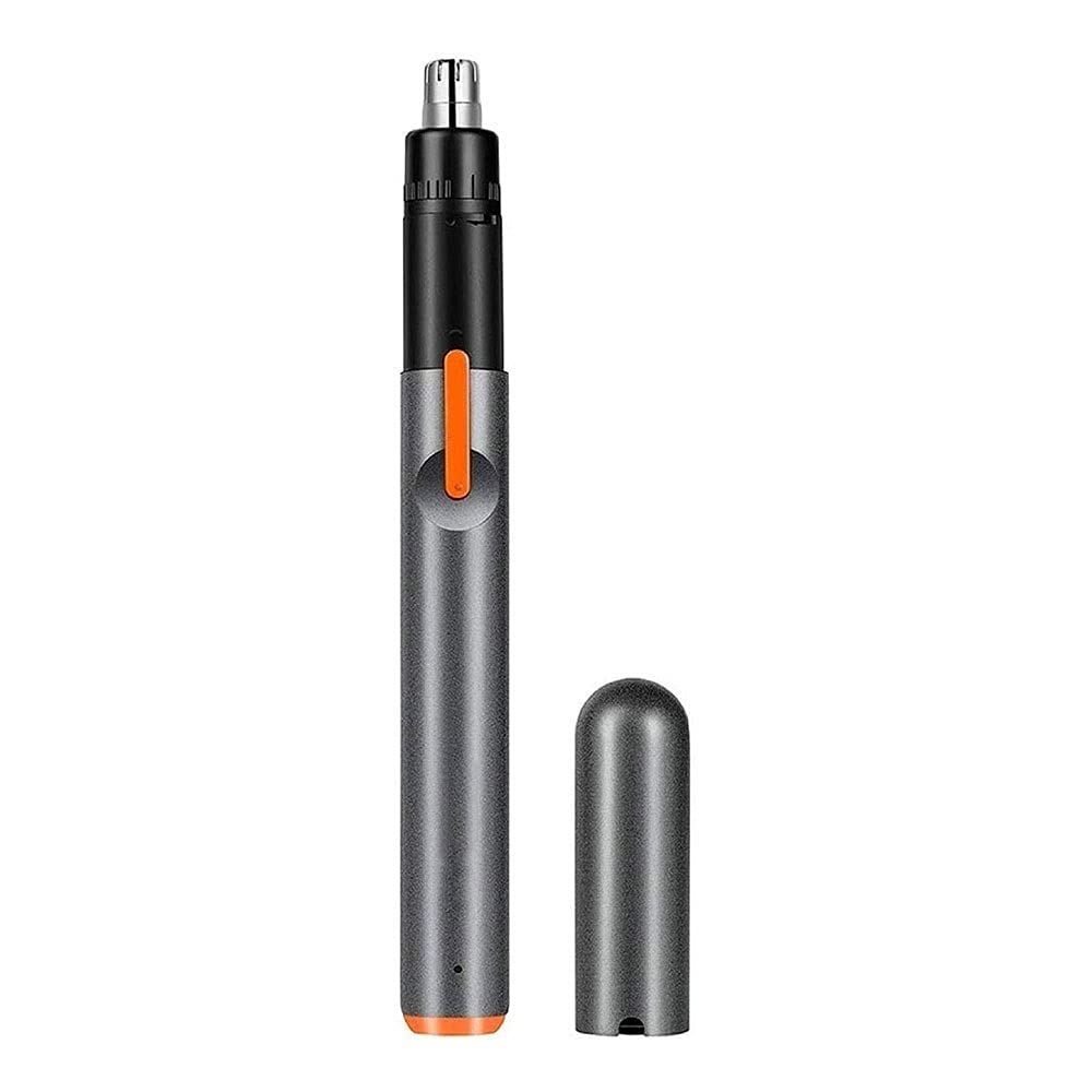USB Rechargeable Nose Ear & Eyebrow Trimmer - Waterproof Painless Facial Hair Remover for Men & Women - Perfect for Travel, Grooming & Personal Care