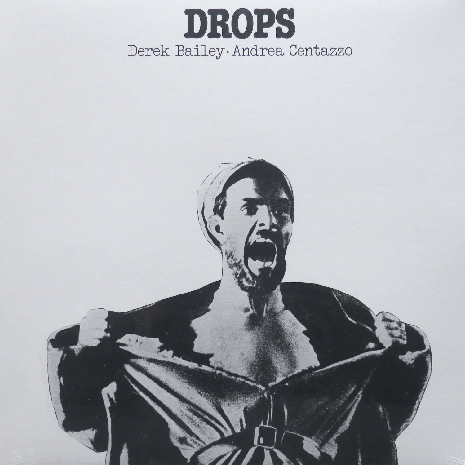 DEREK BAILEY & ANDREA CENTAZZO 'Drops' Vinyl LP Record - 1977 Jazz Free Improvisation Album - Perfect for Jazz Collectors and Vinyl Enthusiasts