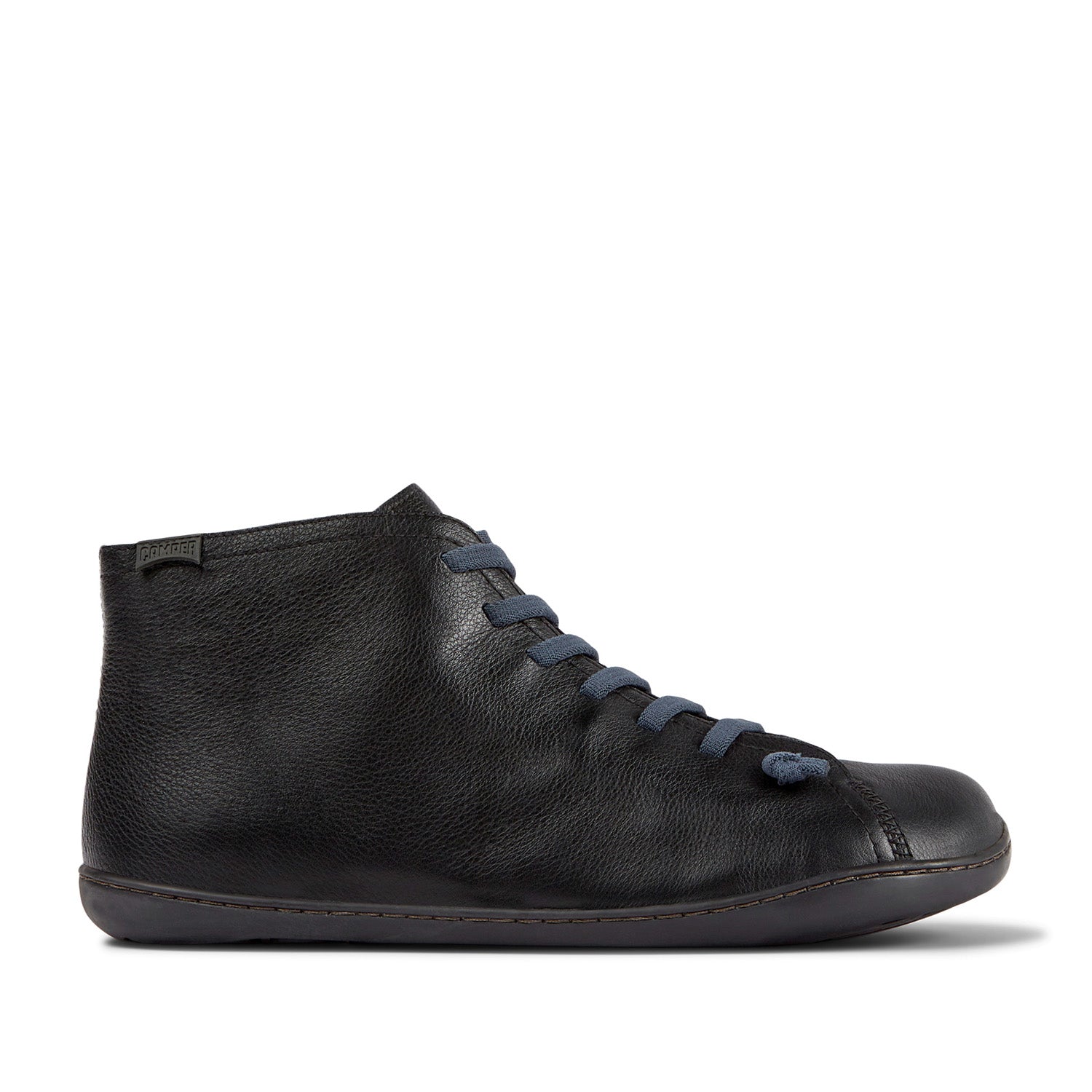 Camper Men's Peu Cami Black Leather Slip-On Shoes - Comfortable Casual Loafers for Walking, Travel & Everyday Wear
