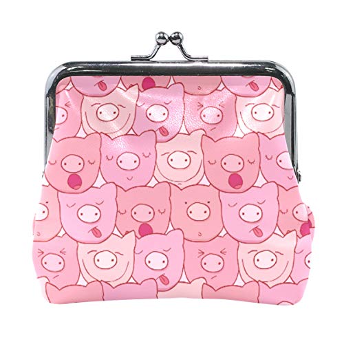 Pink Pig Coin Purse for Women - Small Clutch Wallet with Card Slots & Change Holder - Cute Mini Pouch for Cash, Cards & Essentials - Perfect Gift for Girls, Parties & Everyday Use