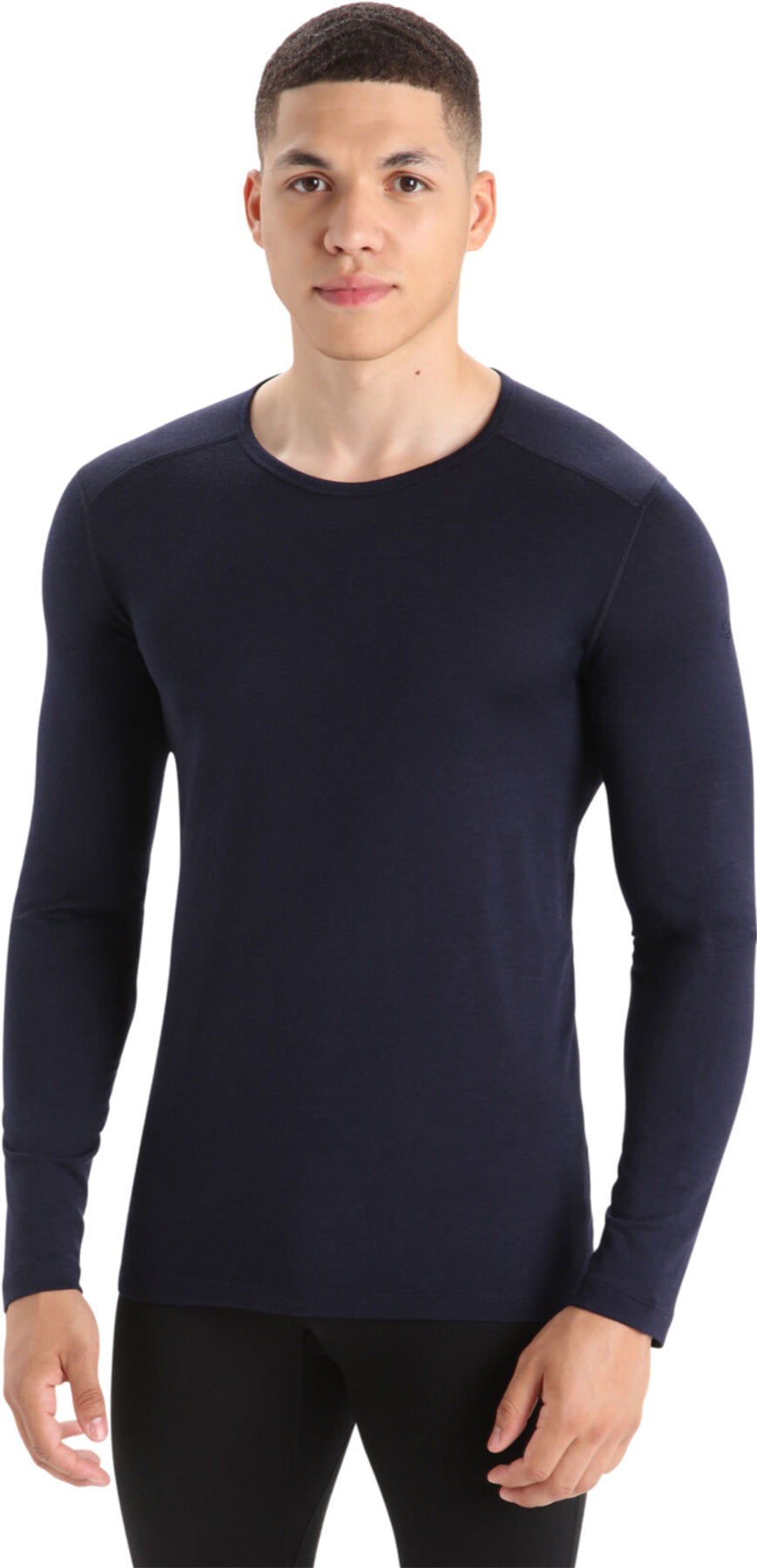 200 Oasis Long Sleeve Crew Neck T-Shirt for Men - Soft Cotton Casual Shirt - Perfect for Everyday Wear, Work & Outdoor Activities