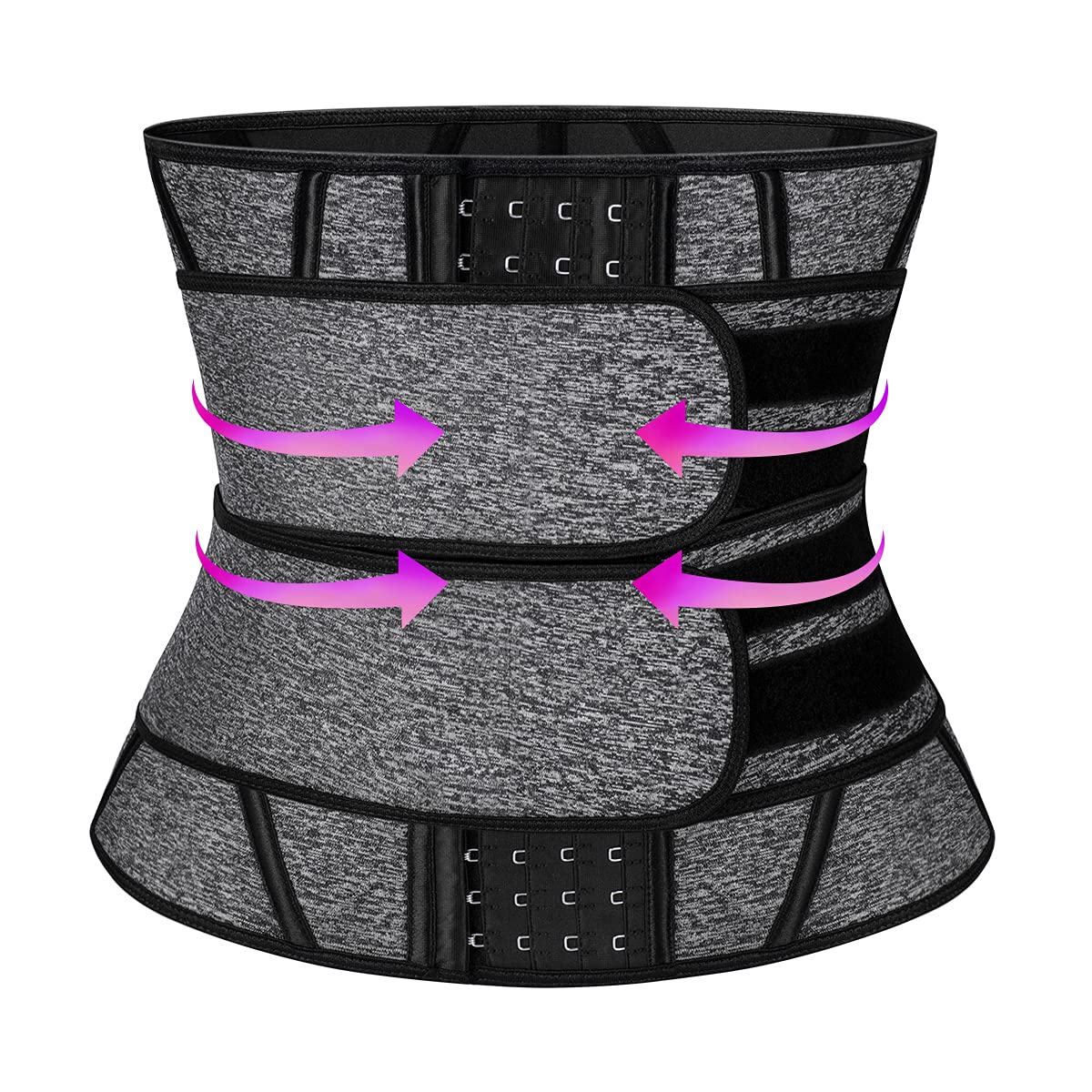 SLIMBELLE Neoprene Waist Trainer Belt for Women - Sauna Waist Cincher Corset for Weight Loss, Tummy Control & Body Shaping - Workout Shapewear & Belly Band Trimmer - Perfect for Gym, Yoga & Postpartum Recovery