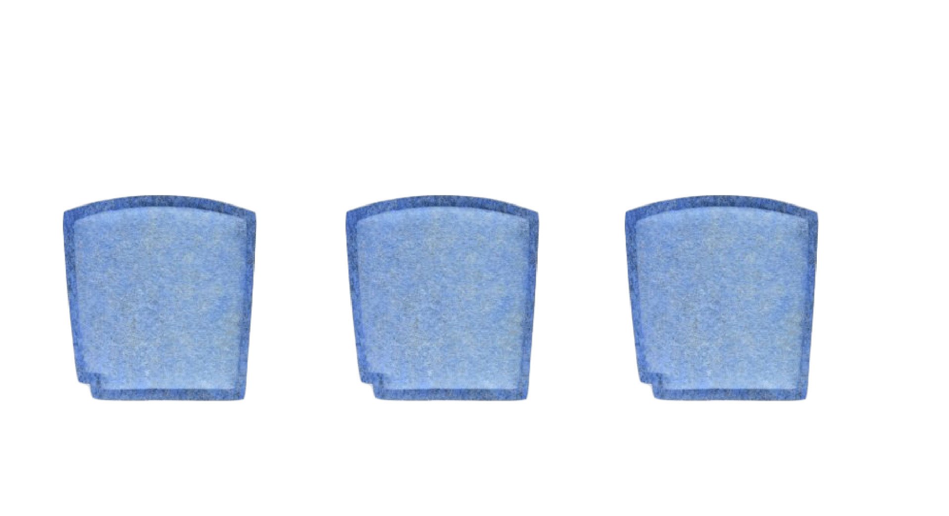 Nispira 3-Pack Air Filter Replacement for Hamilton Beach Pet TrueAir Purifier Models 04384, 04386, 04532, 04532GM, 04530 – HEPA Filter for Pet Hair, Dander & Odor Removal – Perfect for Homes with Dogs, Cats & Allergies