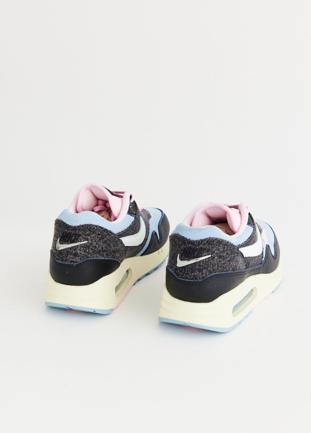 Nike Air Max 1 '86 OG 'Big Bubble' Black Denim Sneakers - Men's Retro Running Shoes for Casual Wear & Street Style