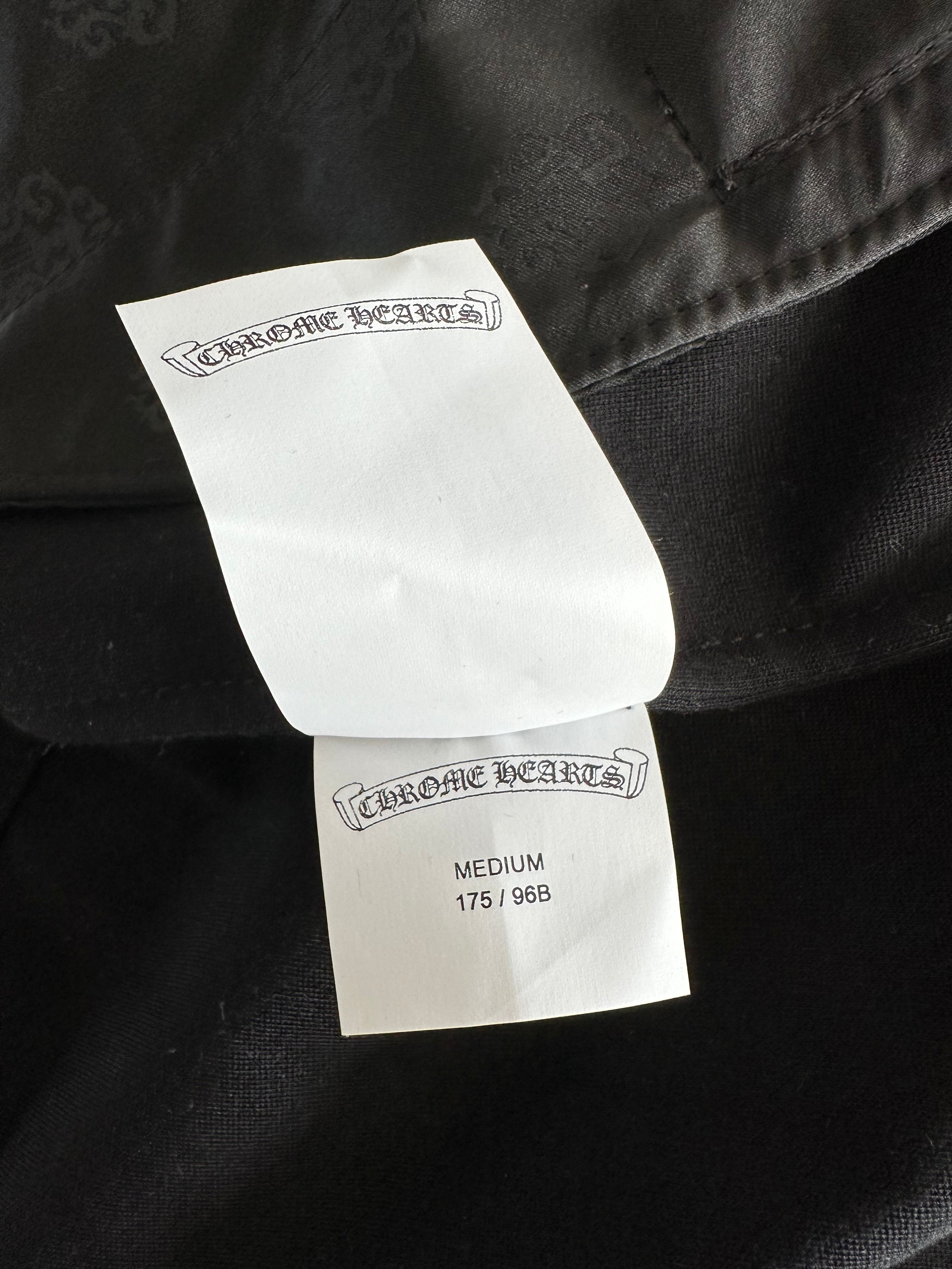 Chrome Hearts Matty Boy Black Chomper Track Jacket - Stylish Streetwear for Men | Perfect for Urban Fashion & Casual Outfits