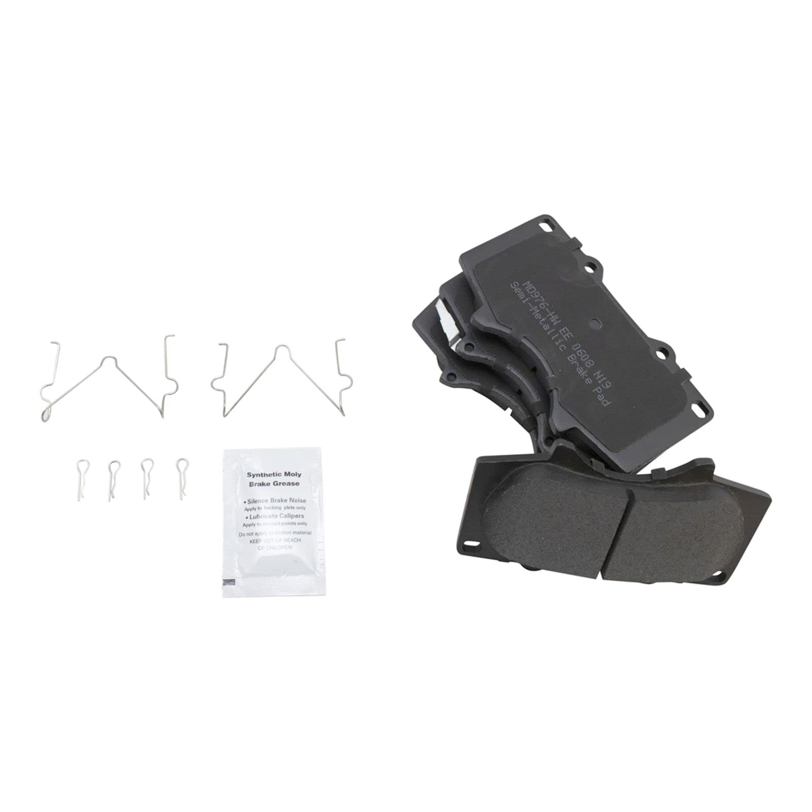 High-Performance Front Brake Pad & Rotor Kit - Semi-Metallic Vented Disc Brakes Compatible with 2003-2009 Lexus GX470 & Toyota 4Runner - Perfect for Off-Roading, Towing & Daily Driving