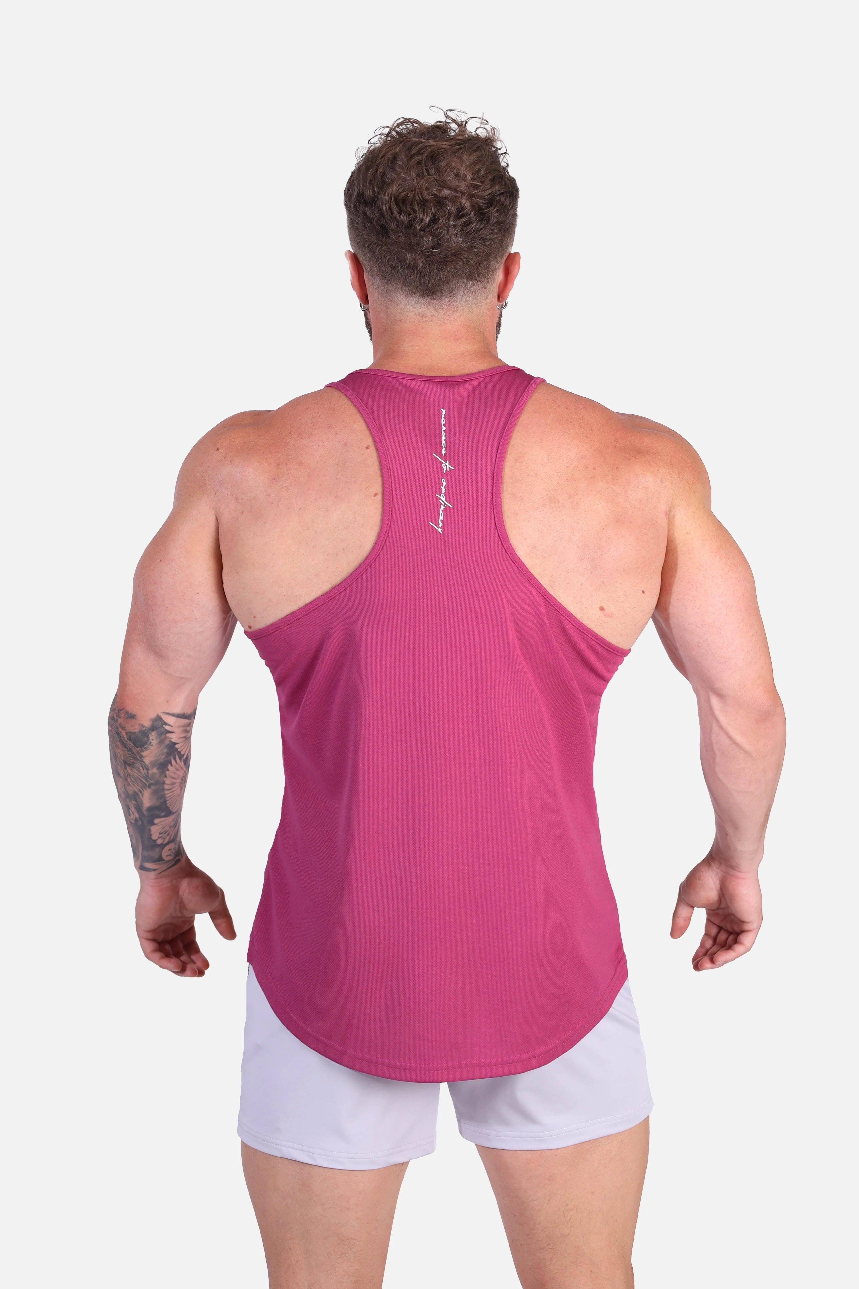 Jed North Women's Quick-Dry Microfiber Dri-Fit Tank Top - Magenta Color for Yoga, Running & Gym Workouts