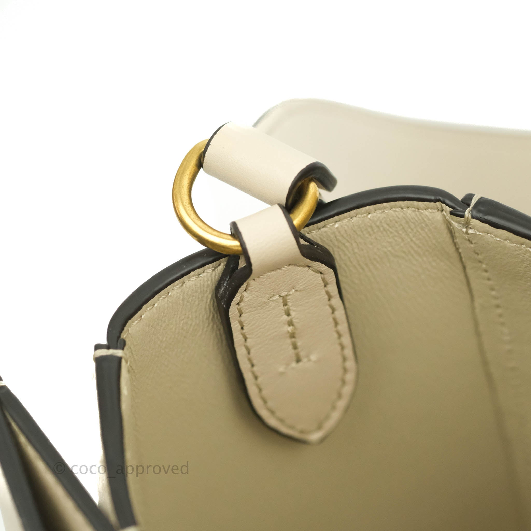 Celine Frame Bag in Blue & Optic White - Luxury Designer Crossbody Handbag for Women | Perfect for Work, Travel & Evening Events