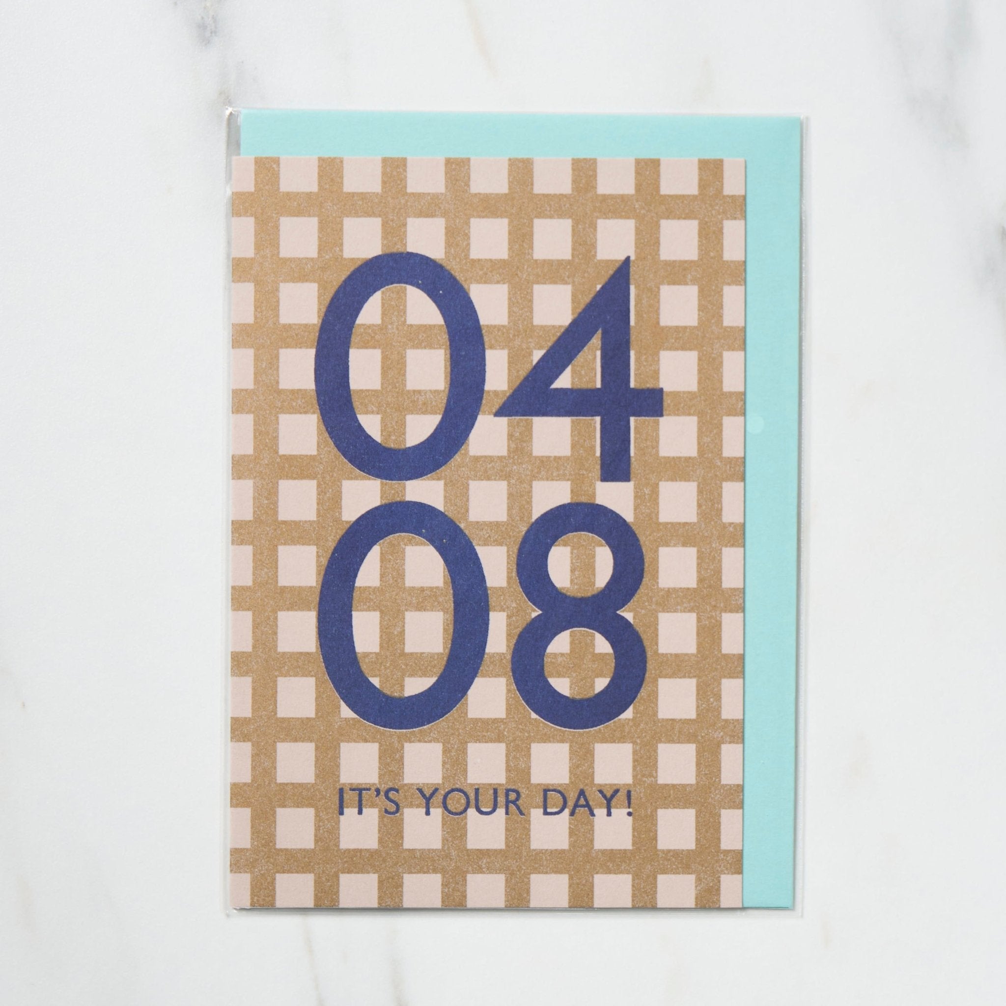 365 Find Your Day Card - April Edition | Premium Letterpress Greeting Card for Birthdays, Anniversaries & Special Occasions