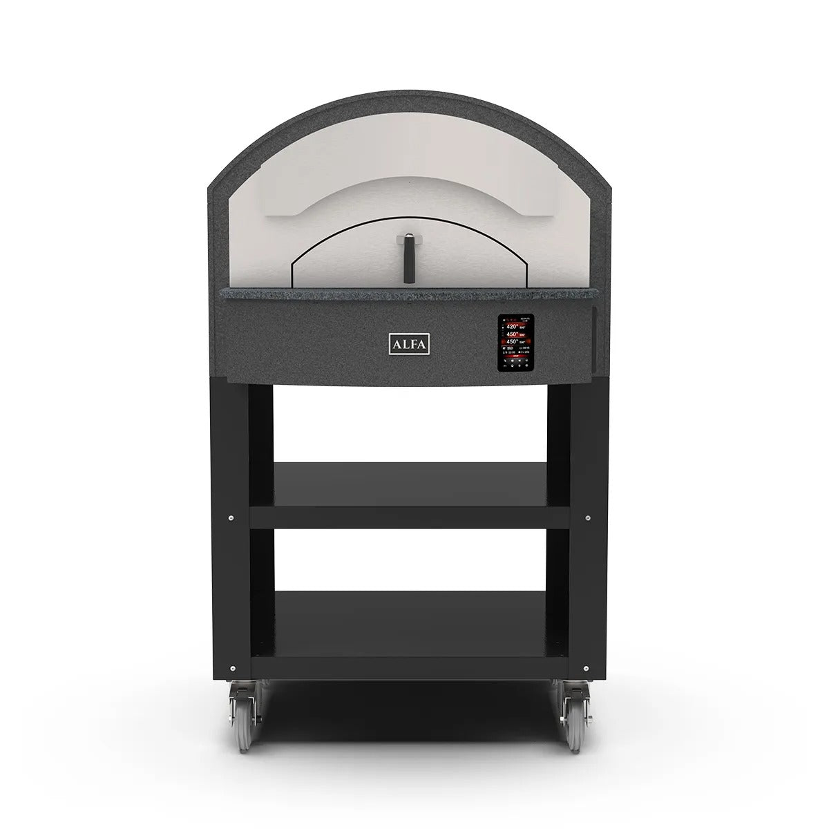 Alfa Professional ZENO 4 Pizze Electric Pizza Oven Z4P - Commercial & Home Use for Perfect Italian Pizza, Bread & Baking