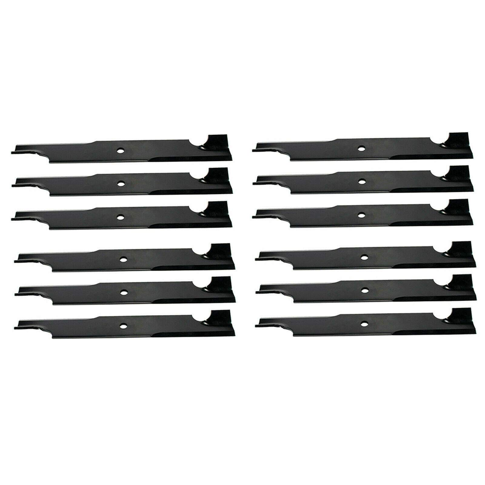 Danlex 12-Pack Heavy Duty Rotary Lawn Mower Replacement Blades - Compatible with Bad Boy 038-0001-00 & 16047 Models | Durable Cutting Blades for Professional Lawn Care & Landscaping
