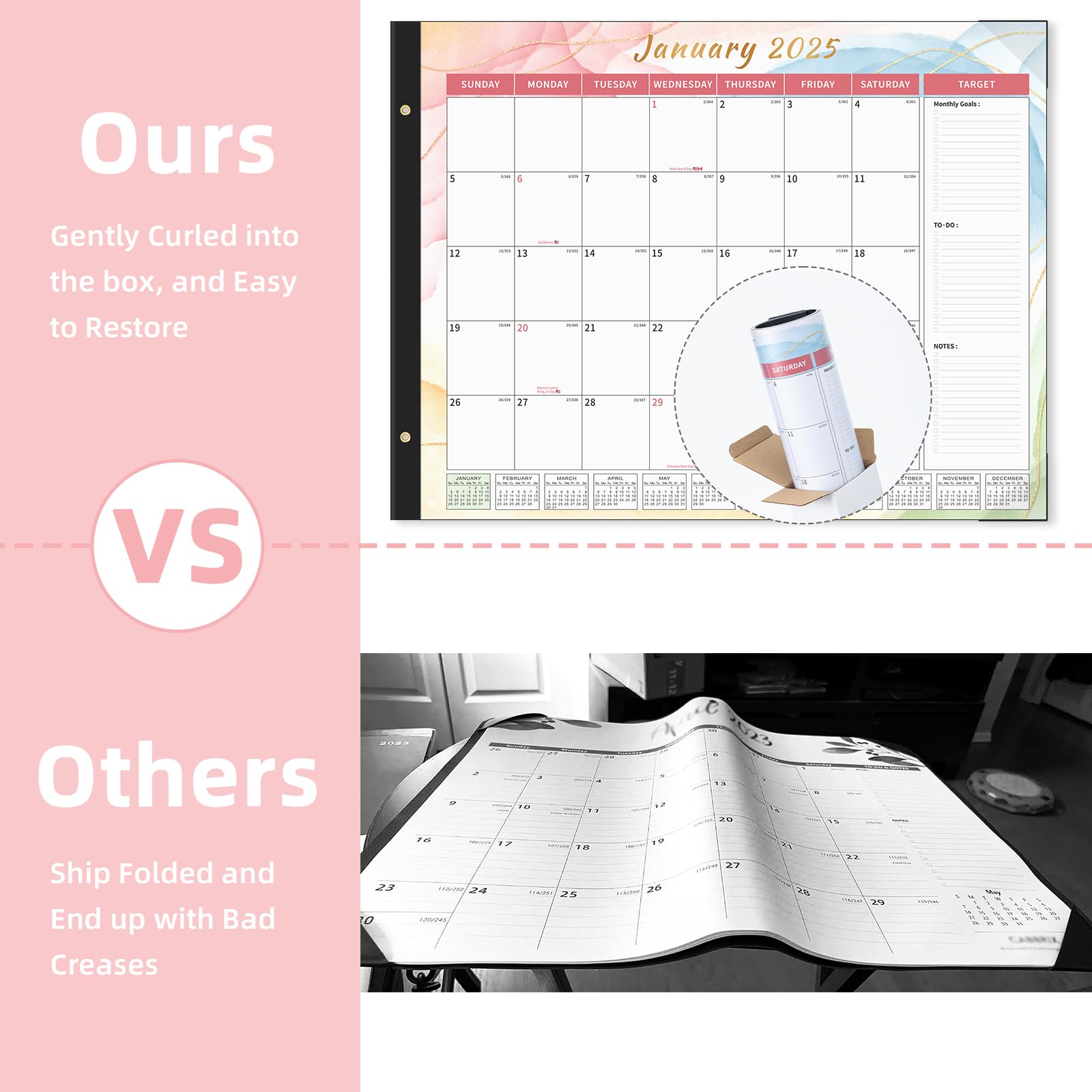 Ospelelf 2025-2026 Large Desk Calendar - 22