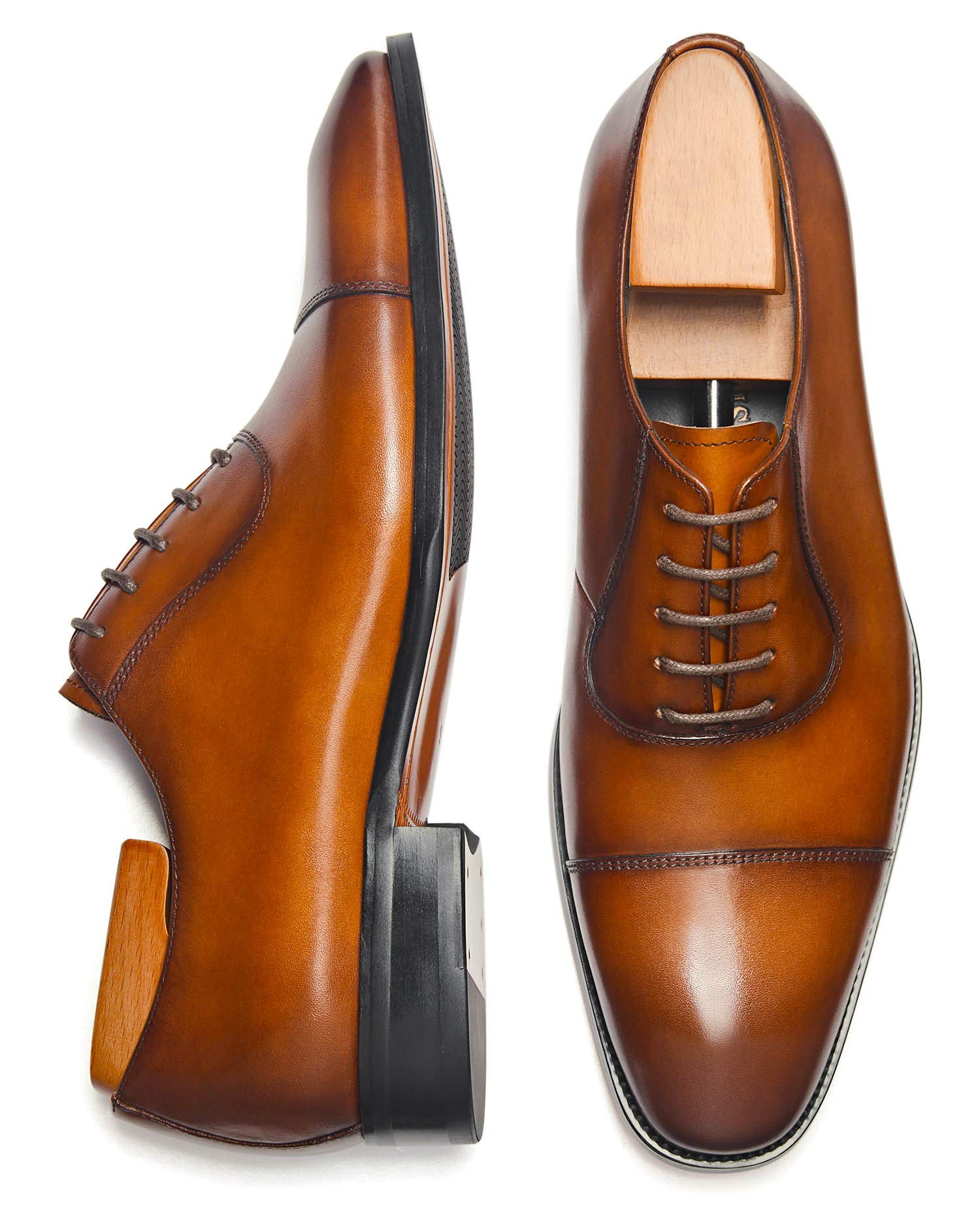 Premium Men's Leather Oxford Dress Shoes - Formal Business & Office Wear for Professional Men - Ideal for Weddings, Interviews & Corporate Events