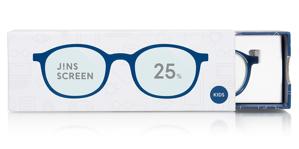 JINS SCREEN Boxed U104 358 - Blue Light Blocking Glasses for Digital Eye Strain Relief | Perfect for Computer Work, Gaming & Screen Time Protection