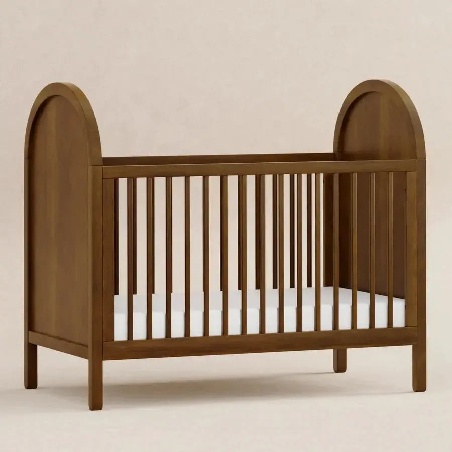 Babyletto Bondi 3-in-1 Convertible Crib in Natural Walnut Finish - Safe & Stylish Nursery Furniture for Newborn to Toddler Bed | Perfect for Modern Baby Rooms & Daycare Centers