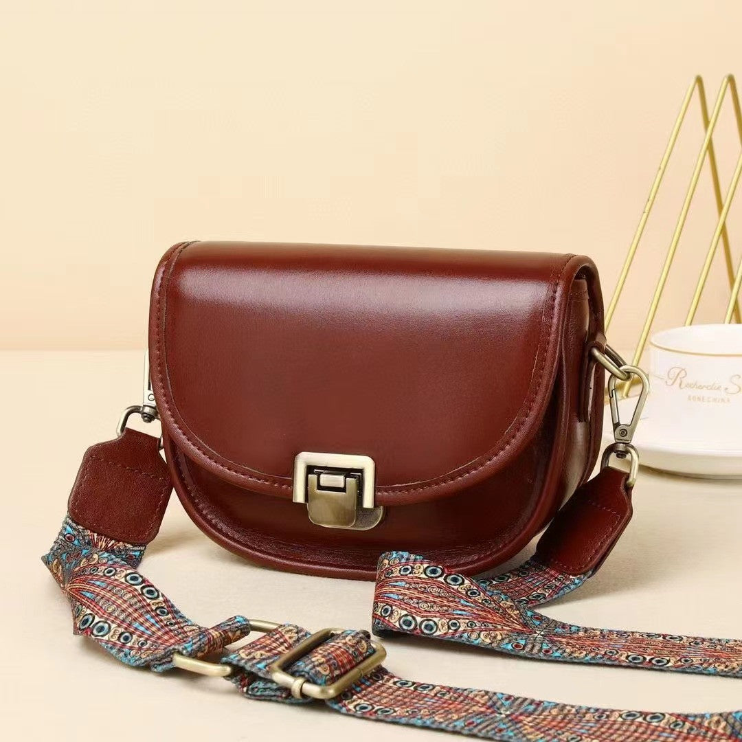 Elegant Flap Saddle Bag for Women - Stylish Crossbody Purse with Adjustable Strap | Perfect for Work, Travel & Everyday Use